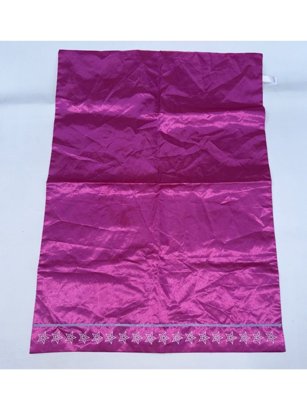 American Girl Satin Cover Blanket Pink Purple Stars for 18" Doll Hotel Exclusive